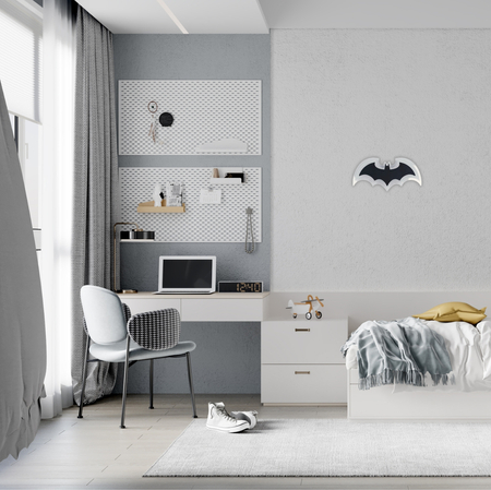 Lampa ścienna LED Nietoperz Abigali Batman