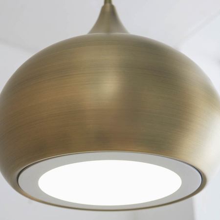 Endon Lighting Lampa wisząca 61299 mosiądz