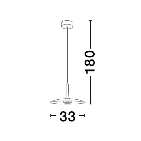 Lampa wisząca Luces Exclusivas LE44344 czarny