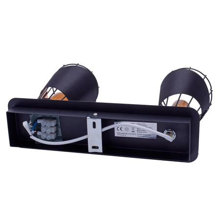 Milagro Lampa sufitowa RICK 2xE14 ML5566 CZARNY