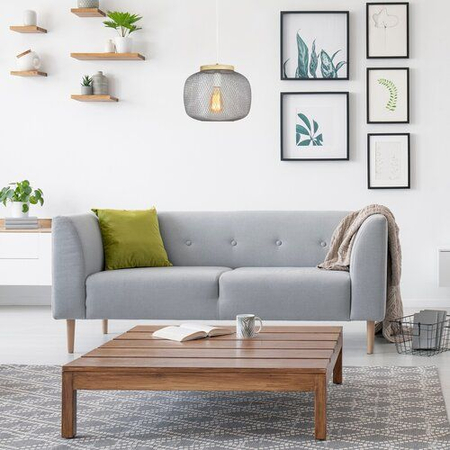 Lampa wisząca Rabalux Rupert 5237 popielaty