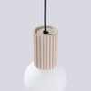 Sollux Lighting Lampa wisząca HALO 1 taupe SL.1744