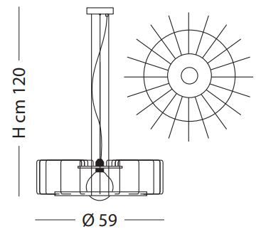 Lampa wisząca Sillux SP8-283 Futura