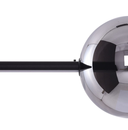 Lampa wisząca SANDRA 1 BLACK Azzardo AZ3351 black / chrome