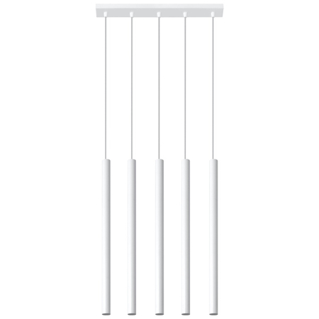 Sollux Lighting Lampa wisząca PASTELO 5 biała SL.0468