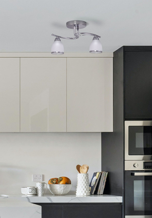 Lampa sufitowa SAMIRA Kaja K-JSL-8090/2 CHR chrom