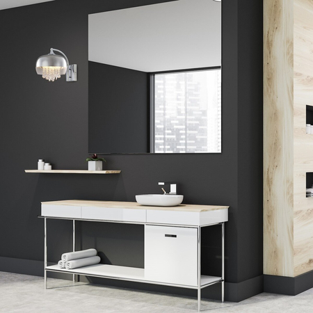 Milagro Kinkiet LUNA 1xE14 LED ML3803 CHROM