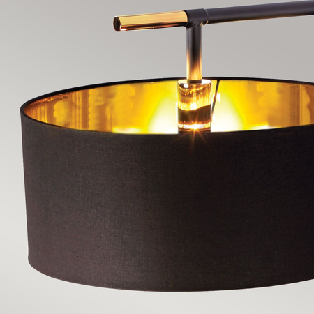 Lampa podłogowa Elstead Lighting Balance czarny/mosiądz BALANCE-FL-BKPB