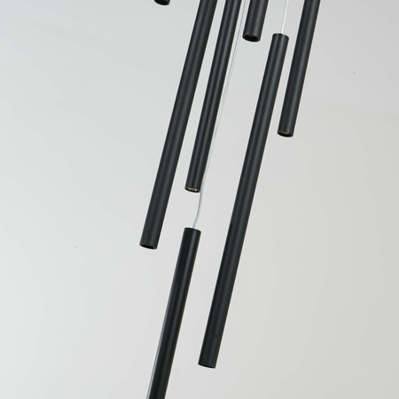 Lampa wisząca Lungo 7xG9 czarna LP-894/7P BK