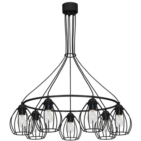 Milagro Lampa Wisząca DON BLACK 7xE27 MLP752