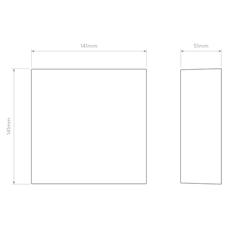 Kinkiet zewnętrzny Astro Elis Twin LED 1331002 Czarny z Teksturą