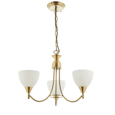 Endon Lighting Lampa wisząca 1805-3AN mosiądz