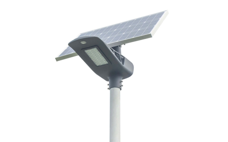 Lampa uliczna solarna LED Greenie 20W Bluetooth, PIR, wskaźnik RGB