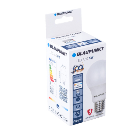 Zestaw 10 sztuk - Blaupunkt Żarówki LED E27 6W barwa naturalna