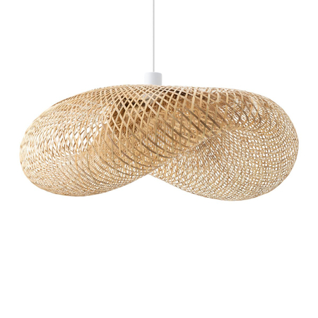 Lampa wisząca Nowodvorski HAVANA L 11397 Naturalne drewno Biały