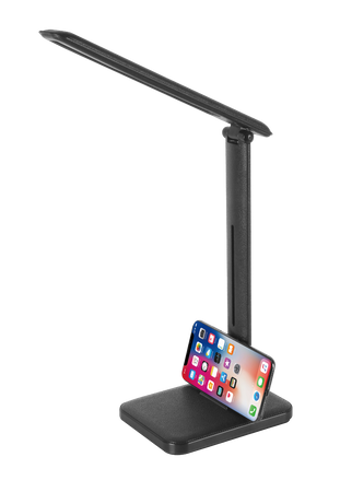 Blaupunkt Lampa Biurkowa LED 6W CCT czarna ściemnialna, przełącznikiem barwy światła