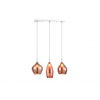 Lampa wisząca Azzardo AZ3078 Amber Milano 3 copper
