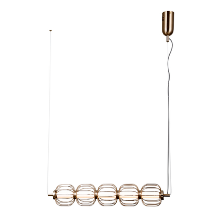 Lampa wisząca Italux Pedro PND-34405-5-HBR Złoty