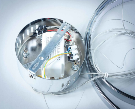 Lampa podwieszana LED Greenie Space SILVER 34W WW