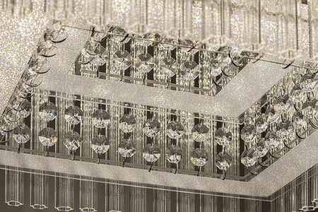 Lampa sufitowa Rabalux Danielle 2448 chrom