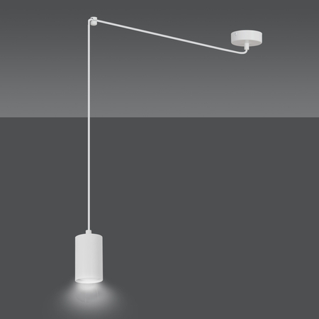 Lampa wisząca TRAKER 1 WH/WHITE Emibig 525/1 biały