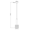 Light Prestige Lampa wisząca Amo złoto-czarna 1xE27 LP-0702/1P GD
