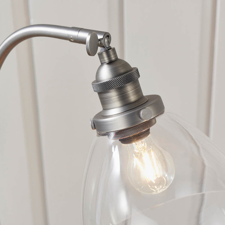 Lampa stołowa Endon Lighting Hansen 91740 srebrny