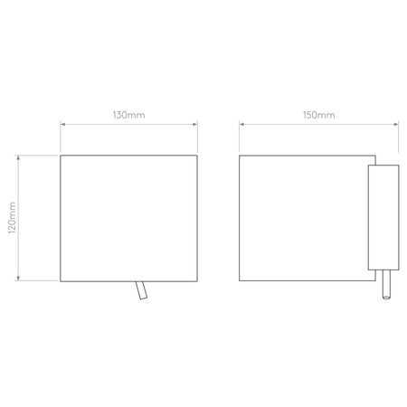 Kinkiet Astro Luga 1074001 Mleczne Szkło