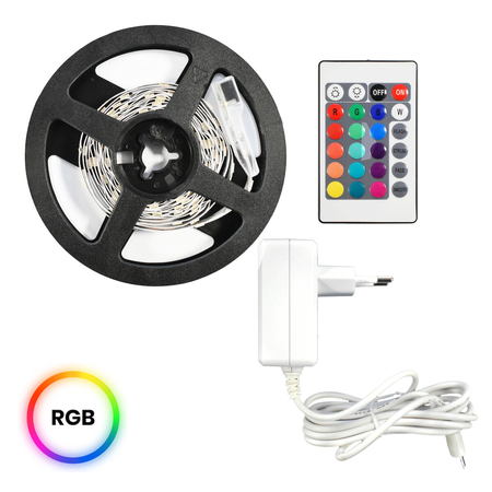 Eko-Light Zestaw Led RGB 3m IP54 Sterownik + Pilot EKZ0446