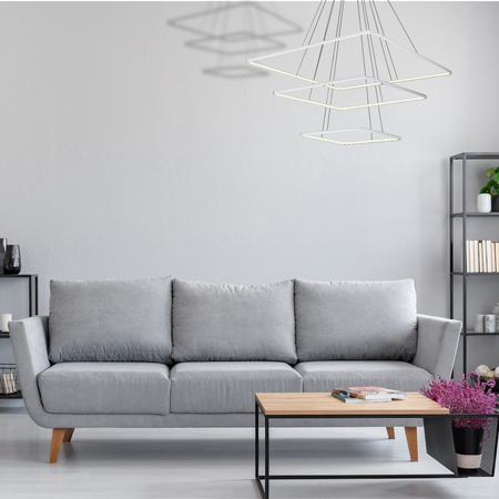 Milagro Lampa Wisząca Nix Biały 117W LED ML515 BIAŁY