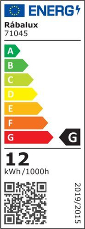 Kinkiet Rabalux Remiel 71045 czarny matowy