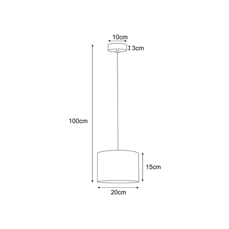 Lampa wisząca ZIMBO Kaja K-5220 czarny/złoty