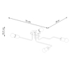 Sollux Lighting Żyrandol TIMBO 4 czarny SL.1669