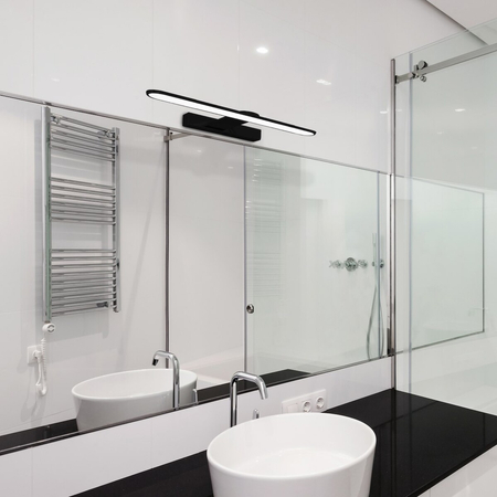 Milagro Kinkiet SPLASH BLACK 40cm 8W LED ML5615 CZARNY