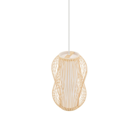 Lampa wisząca Nowodvorski PUKET S 11160 Naturalne drewno Biały