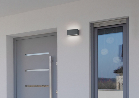 Kinkiet zewnętrzny Trio 226960242 grafitowy