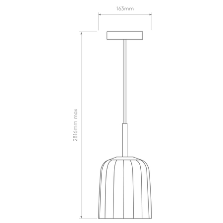 Lampa wisząca Astro Veo Pendant 180 1455005 Brązowy