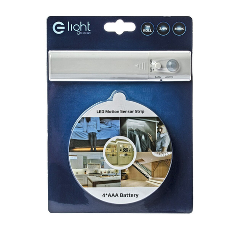 Eko-Light TAŚMA LED 1M Z SENSOREM 4xAAA 4000K EKZ0620