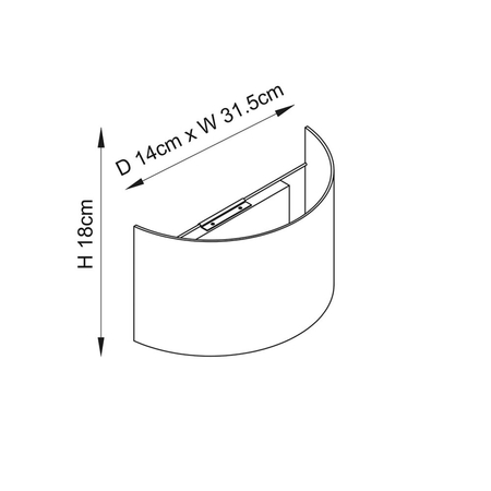 Kinkiet Endon Lighting Obi 70334 biały