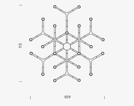 Żyrandol Nemo CROHLW59 Crown Summa