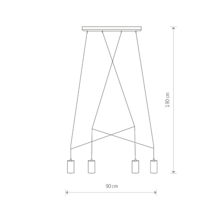 Lampa wisząca Nowodvorski 9192 Imbria Black IV