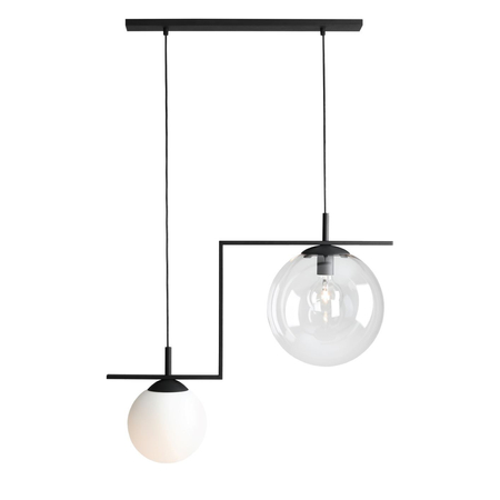 Lampa wisząca ZAC 2 BLACK MIX Aldex 1038H1 czarny