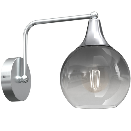 Milagro Kinkiet MONTE SILVER 1xE27 MLP8319 SREBRNY