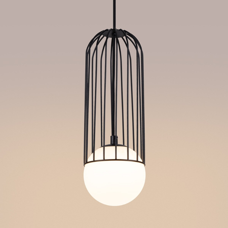 Sollux Lighting Lampa wisząca BRINA 1 czarna SL.1332