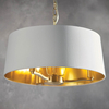 Endon Lighting Lampa wisząca 67667 biały/złoty