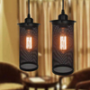 Lampa wisząca Abigali Midnight E27 czarny