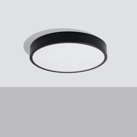 Sollux Lighting Plafon ONYX 50 czarny LED 3000K SL.1246