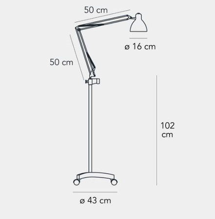 Lampa podłogowa LED Fontana Arte F810530200NEWL Naska