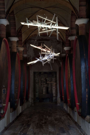 Lampa wisząca Slamp TRASM00PRS06TDX000EU La Traviata Light Sculpture 180 with DMX