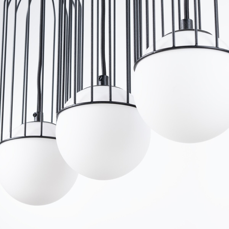 Sollux Lighting Lampa wisząca BRINA 3L czarna SL.1334